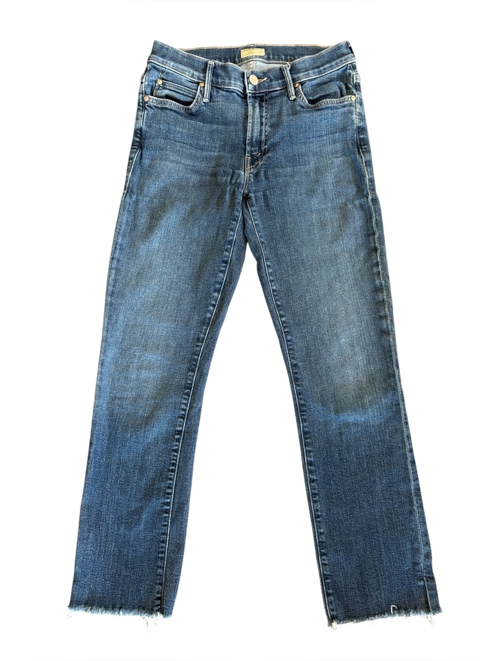 MOTHER Rascal Ankle Snippet Jeans in Girl Crush Size 26